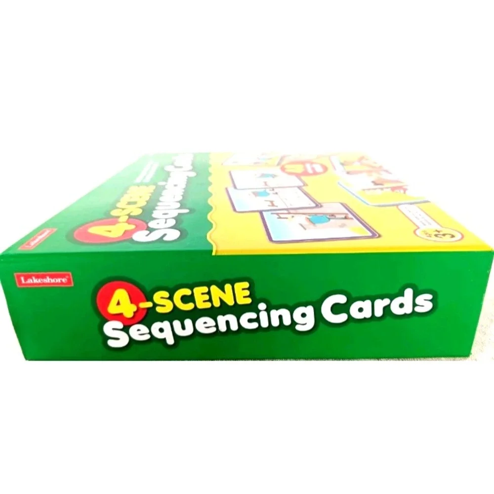 4-Scene Sequencing Cards by Lakeshore Educational‎ Game for Children Ages 3+